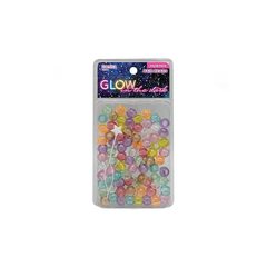 4 Donna Glow In The Dark Bead Value Pack #5994 Clear Color Mixed