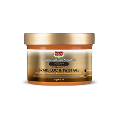 African Pride Black Castor Miracle Braid,Loc& Twist Gel