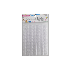 Donna Kids Jumbo LG PK Bead #5832 Silver Glitter