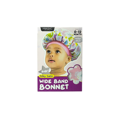 Magic Baby Silky Satin Wide Bonnet #KHW02BPAT -