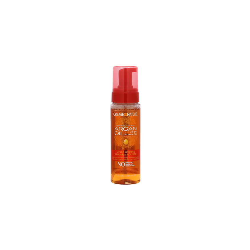 Creme-of-nature-styling-shine-foaming-mousse