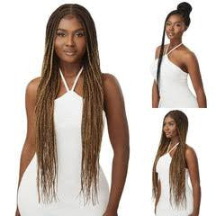 OUTRE-100% FULLY HT WHOLE LACE WIG-KNOTLESS BOX BRAIDS 36"