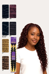 PURPLE PACK BRAZILIAN - PRESTRETCHED LOOSE DEEP BULK 18"