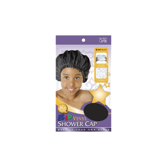 Qfitt-kids-vinyl-shower-cap-547-black