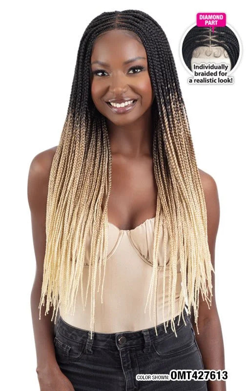 WL DIAMOND PART BRAID 28" HD LACE