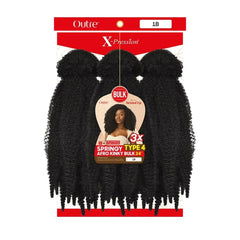 X-PRESSION - TWISTED UP - SPRINGY TYPE4 KINKY BULK 34 3X