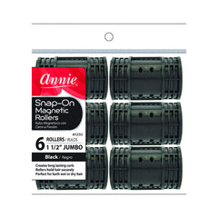 Annie Snap on magnetic rollers 6pieces 11/2" #1230