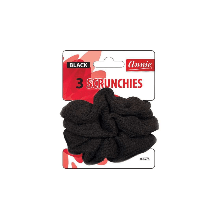 Annie 3Scrunchies Black