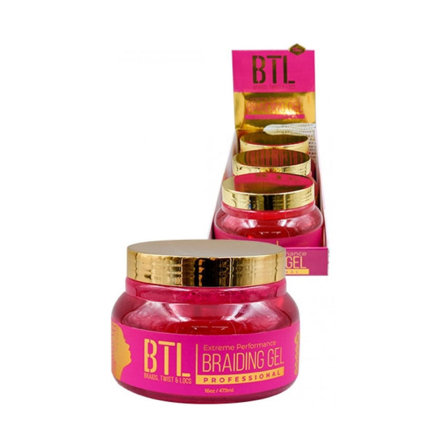 BTL Braiding Gel-Extreme(16oz/3pc/ds) #BTLG01-16