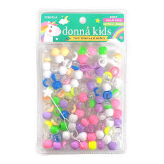 Donna Kids Two Tone Bead Value Pack #5954 Multi Asst