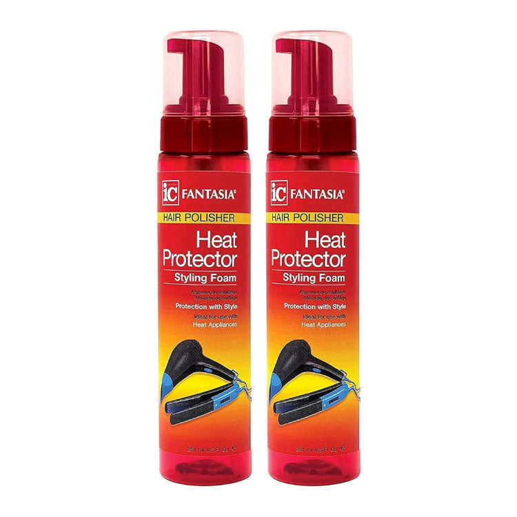 Fantasia Hair Polisher Heat Protector Styling Foam