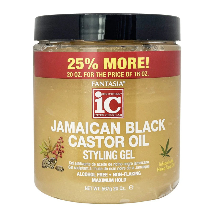Fantasia IC Jamaican Black Castor Oil Styling Gel(20oz)