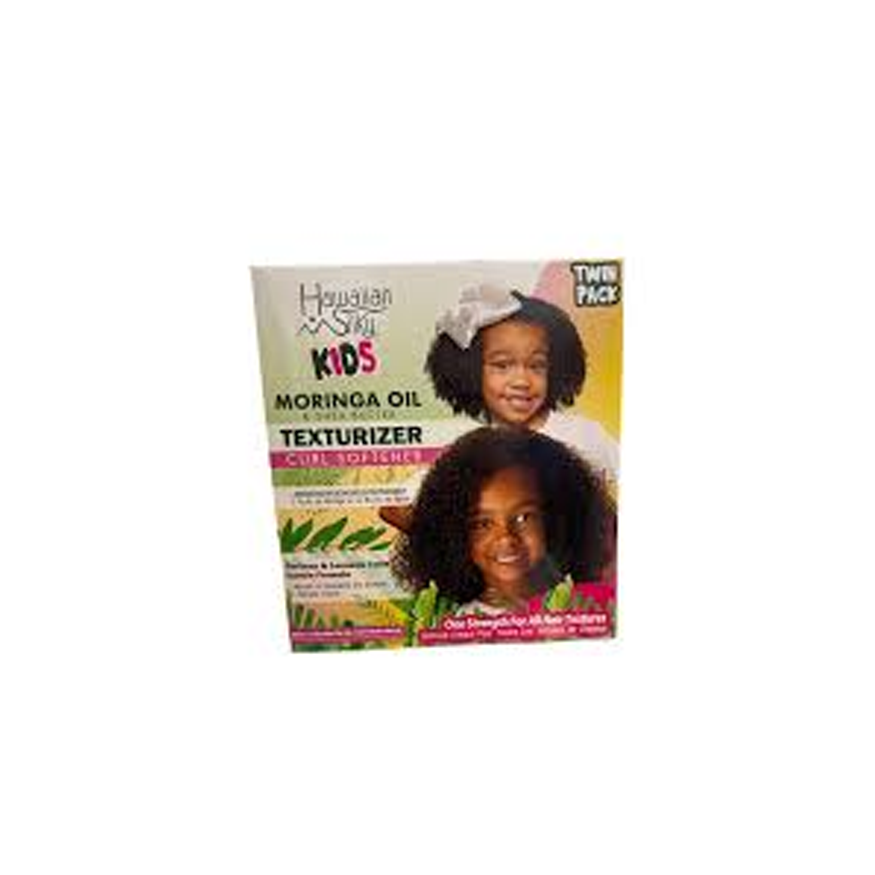 Hawaiian Silky Kids Moringa Oil &Shea Texturizer Kit (Twin Pack)