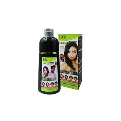 Liz Hair Coloring Shampoo - Black (400 ml)