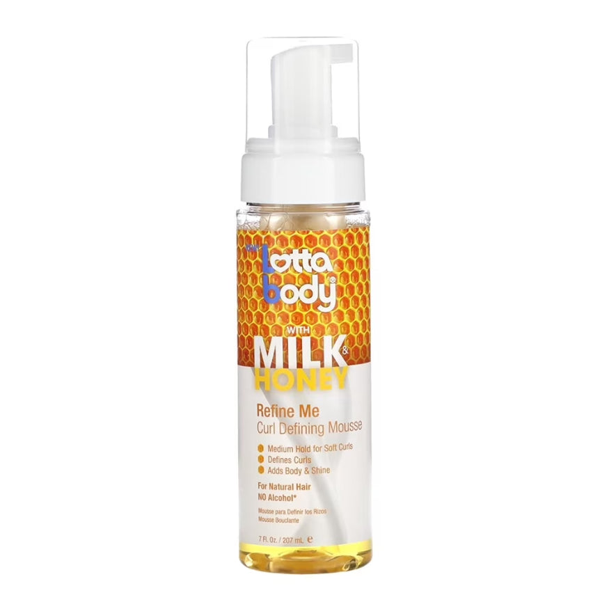 Lottabody Milk & Honey Curl Defining Mousse(7oz)