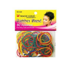 Magic Gold Rubber Band 80 Assorted