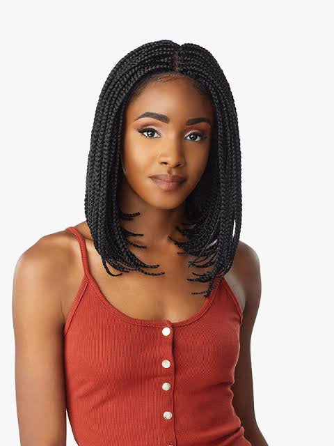 CLOUD 9 4X4 BRAIDED LACE WIG "BOX BRAID BOB"