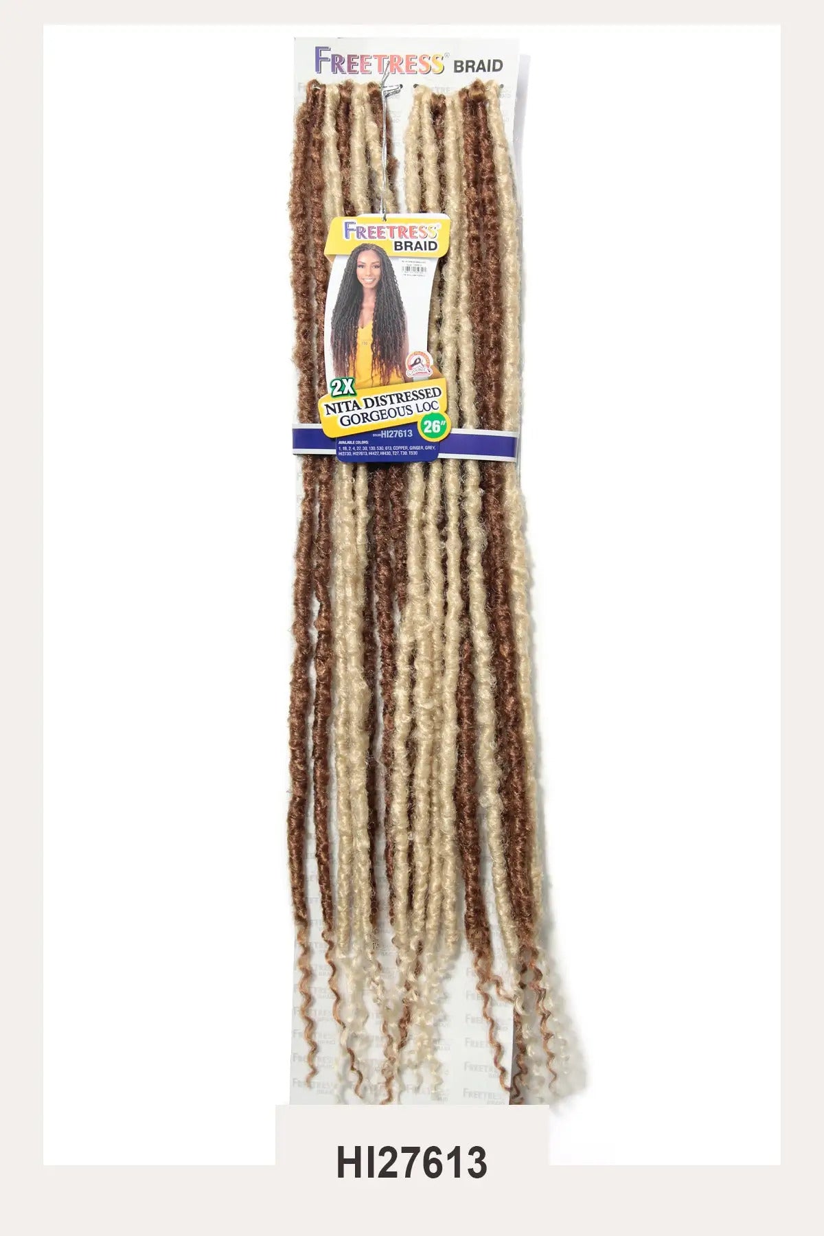 FB 2X NITA DISTRESSED GORGEOUS LOC 26"