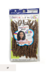 FB 3X KIDS-DISTRESSED LOC 8"