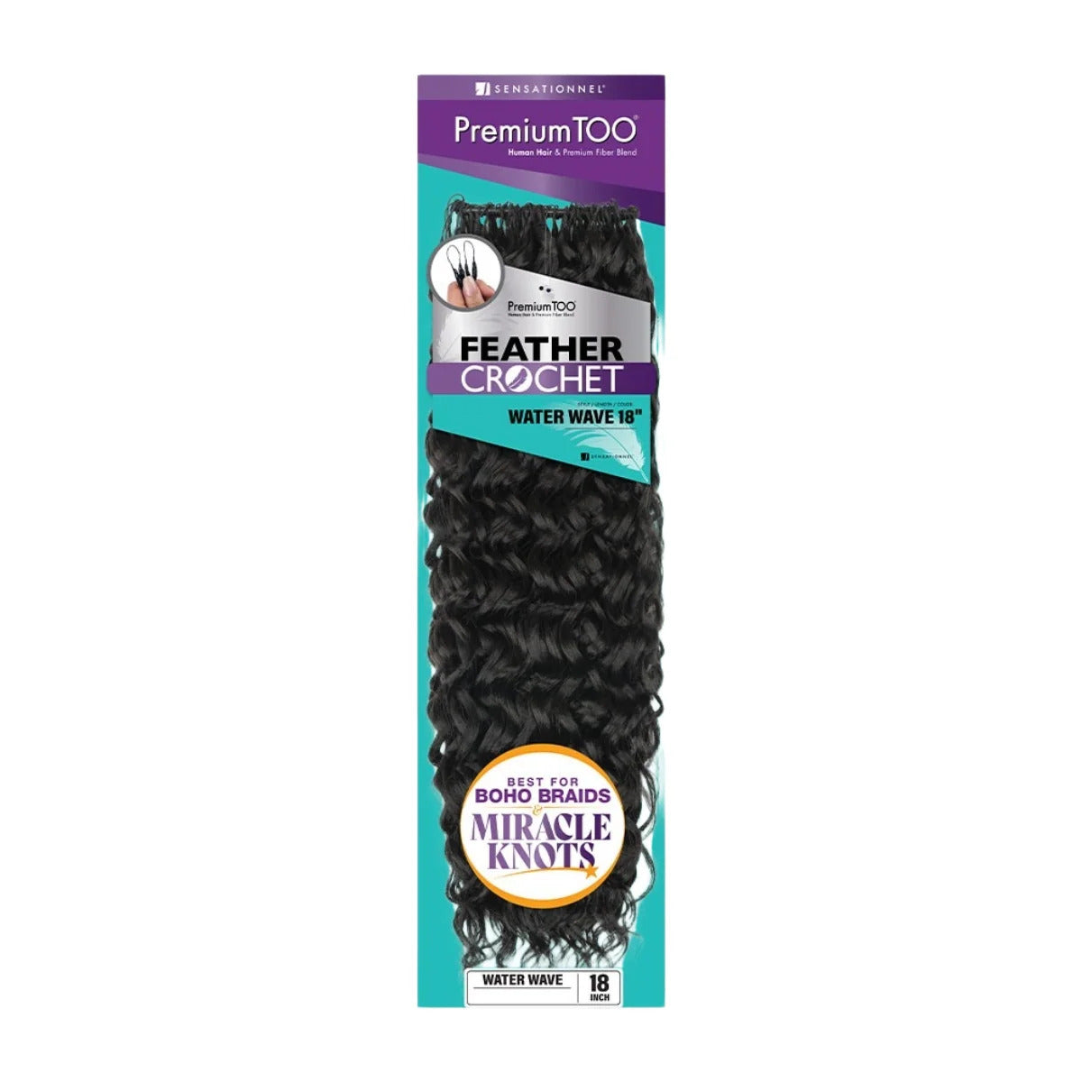 HH FEATHER CROCHET-WATER WAVE 18" (PREMIUM TOO)
