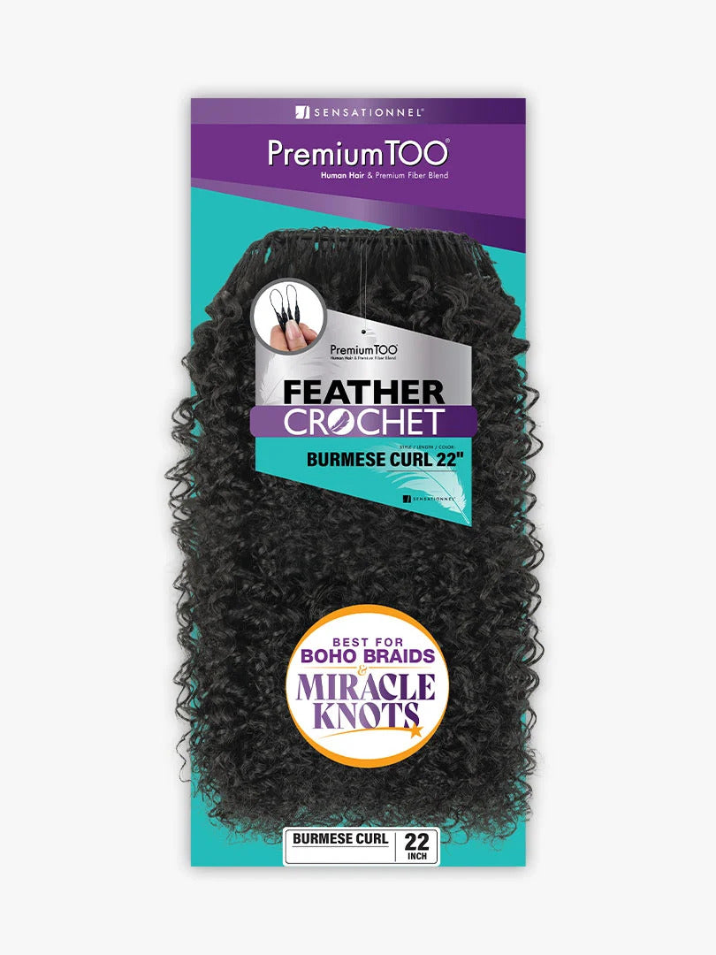 HH FEATHER CROCHET-WATER WAVE 22" (PREMIUM TOO)