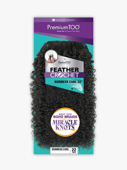 HH FEATHER CROCHET-WATER WAVE 22" (PREMIUM TOO)