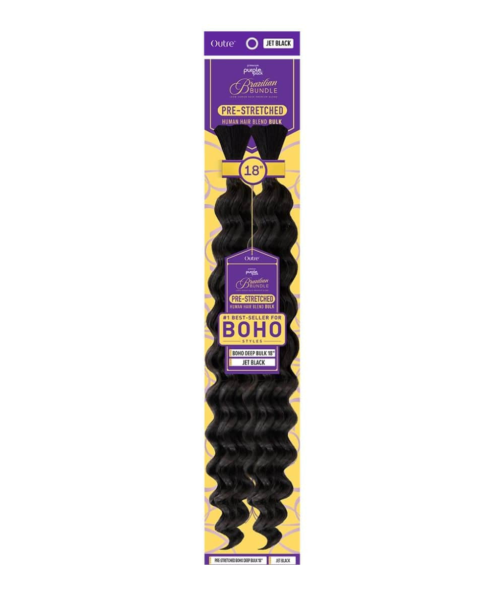 PURPLE PACK BRAZILIAN - PRESTRETCHED BOHO DEEP BULK 18"