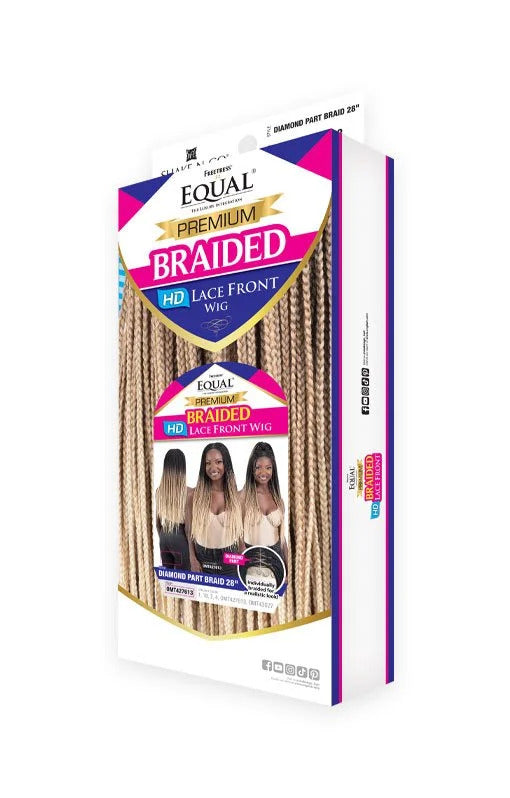 WL DIAMOND PART BRAID 28" HD LACE
