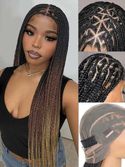 WL NAT BOX BRAID 28" HD LACE FRONT WIG