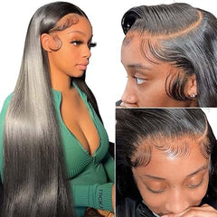 WQ STRAIGHT 14" GLOSSY GLUELESS FRONTAL