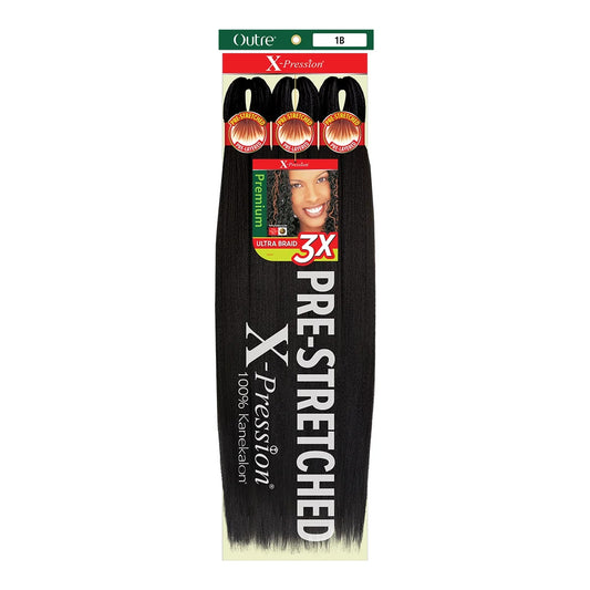 X-PRESSION BRAID-PRE STRETCHED BRAID 42" 3X