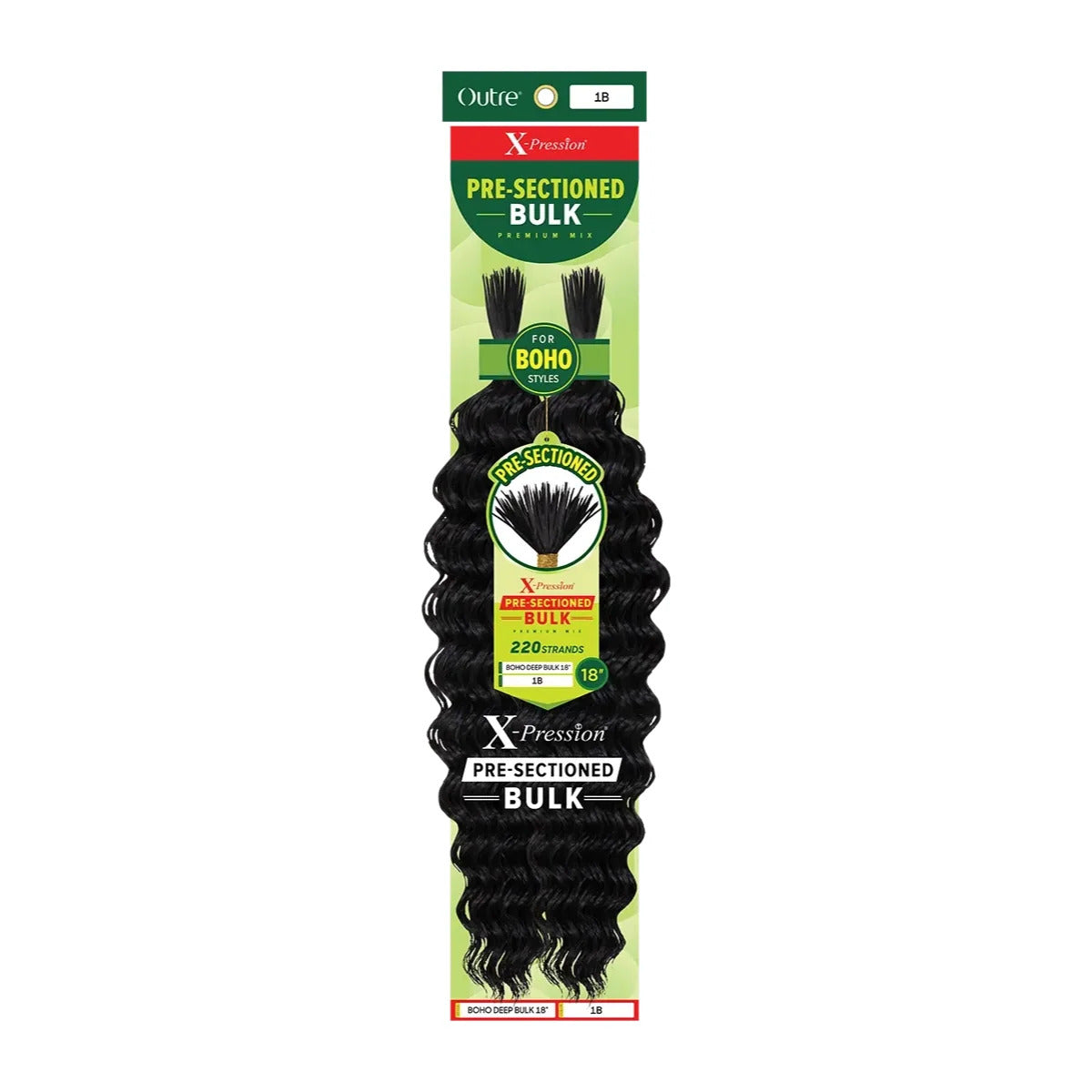 X-PRESSION PRE - SECTIONED BOHO DEEP BULK 18"