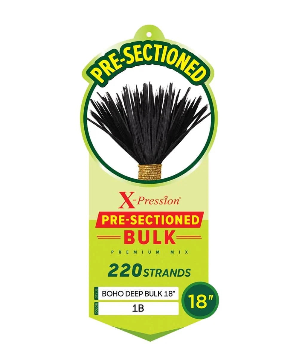 X-PRESSION PRE - SECTIONED BOHO DEEP BULK 18"