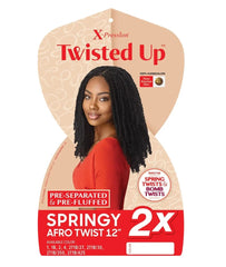 X-PRESSION - TWISTED UP - SPRINGY AFRO TWIST 12" 2X